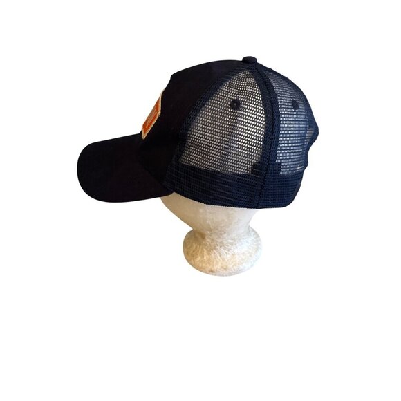 Muletown Roasted Coffee Trucker Hat Otto One Size Fits Most Snapback Navy Mesh C - Picture 2 of 5